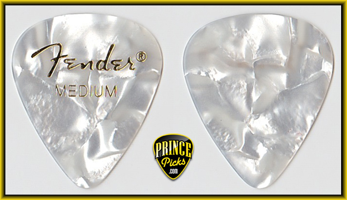 As used during the Live Out Live Tour. This one was NOT used by Prince but is in my collection as a reference.