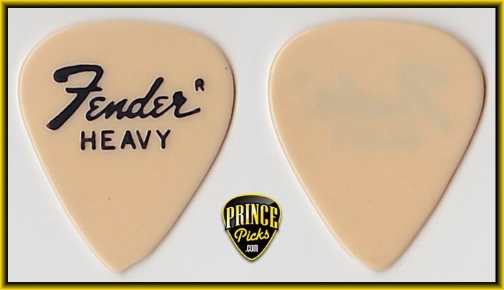 Levi Seacer, Jr. Bass Pick - Osaka-Jo Hall, Osaka, Japan (13-02-1989) [Stage used]